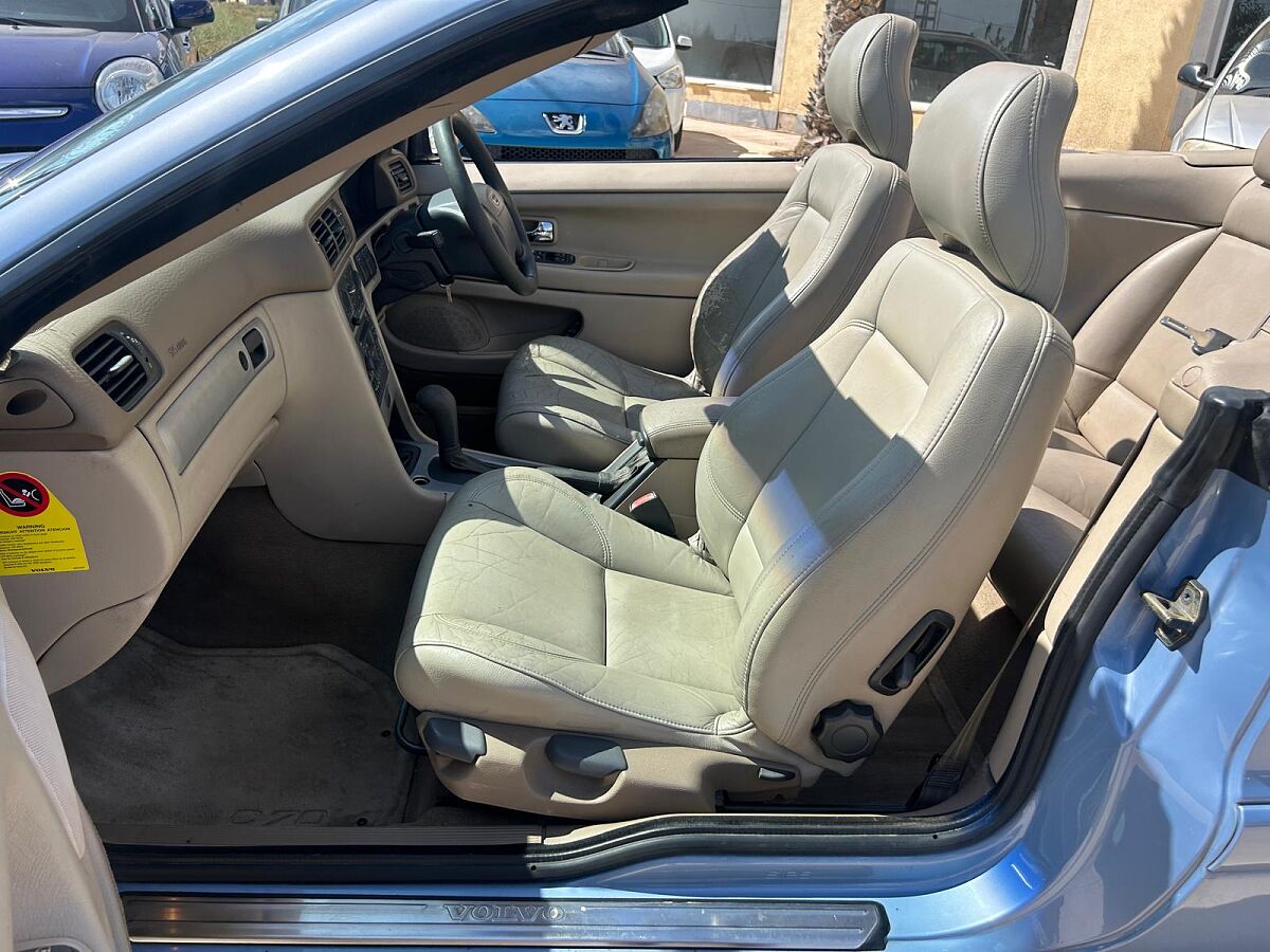 VOLVO C70 CONVERTIBLE 2.0 T AUTO LPG SPANISH RHD IN SPAIN 131000 MILES 2005